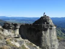 Over hanging rocks